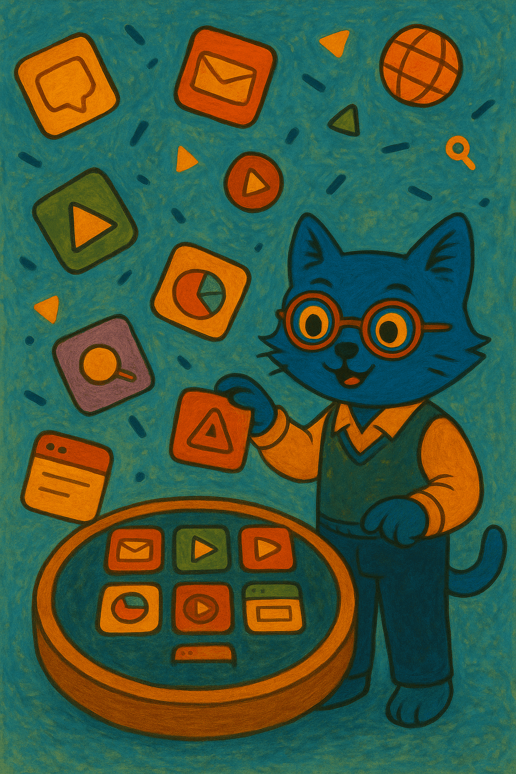 Organized app library