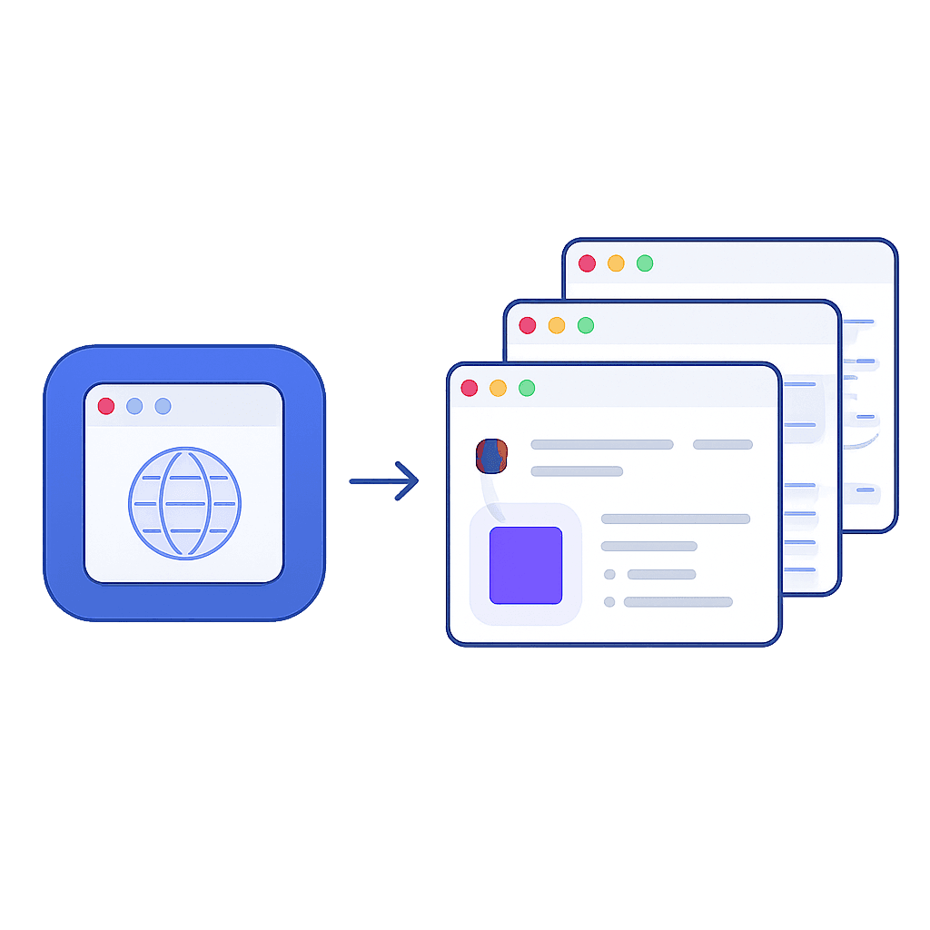Site-specific browsers
